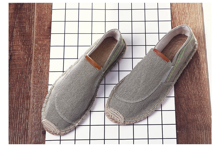 Handmade hemp shoes