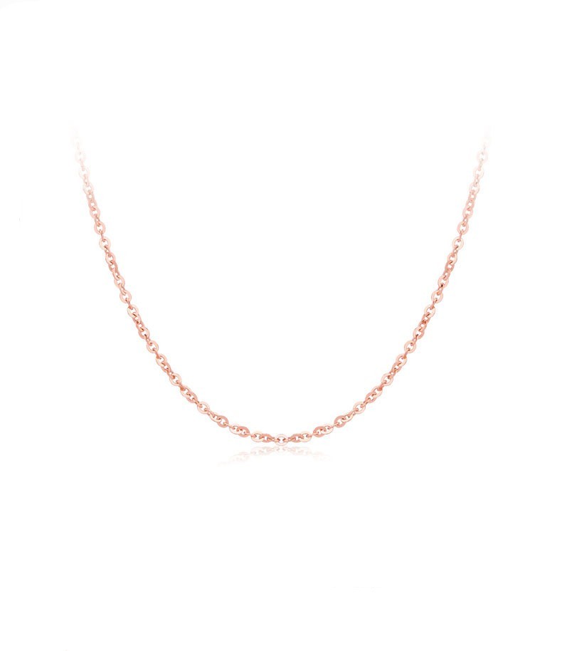 Women's 18K Gold O-chain Collarbone Necklace