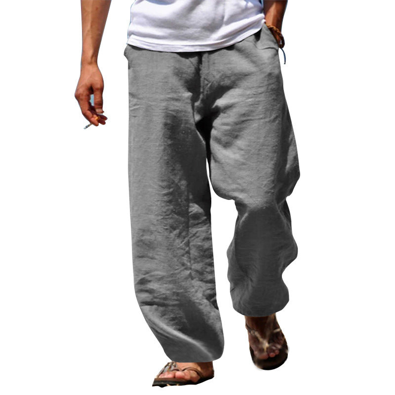 Hip Hop Light Wide-leg Straight Pants Men's Clothing