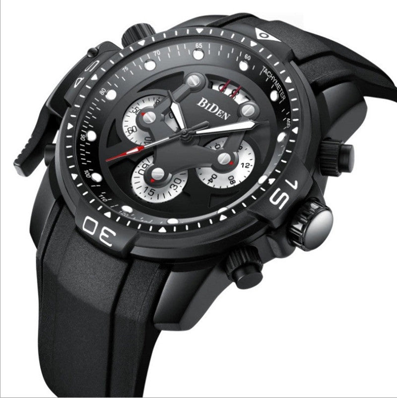 Multifunctional Luminous Quartz Watch Silicone Waterproof