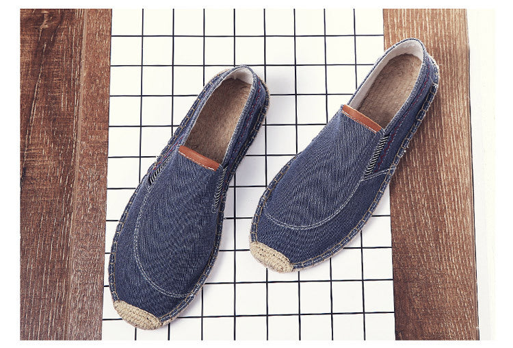 Handmade hemp shoes