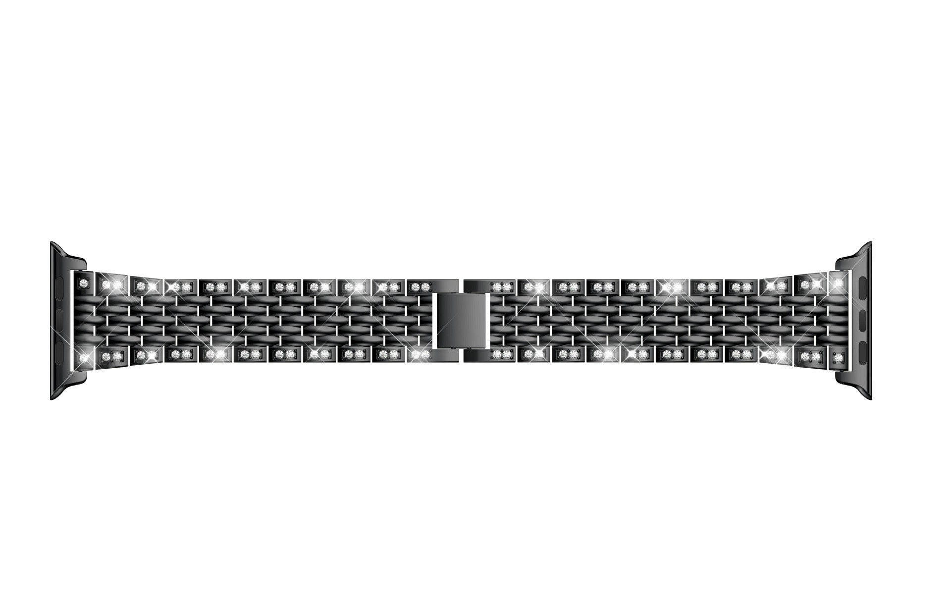 Diamond Set Steel Strap Solid Full Drill Watchband