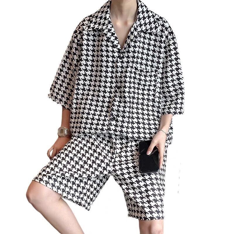 Half-sleeve Shirt Suit Men's Korean Style