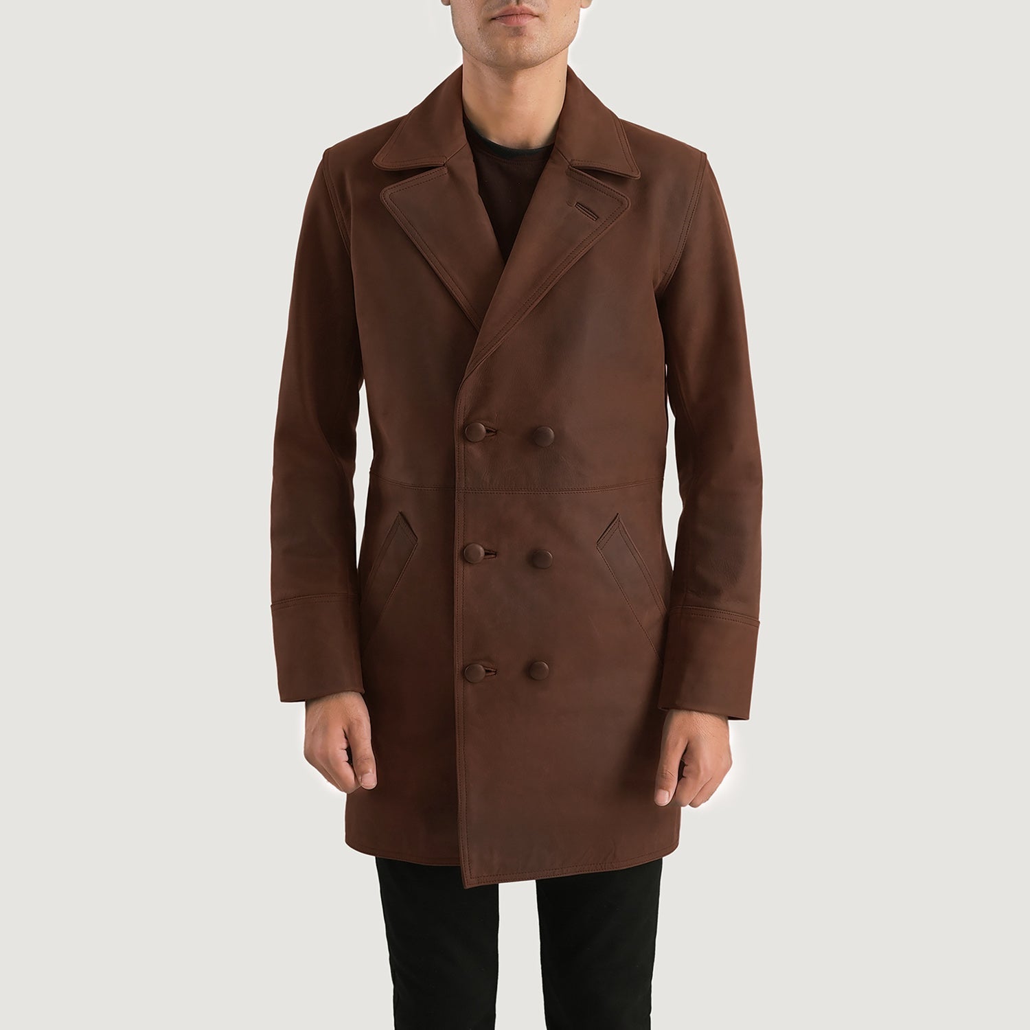 Leatherly Gentleman Long Coat - Classic Sophistication