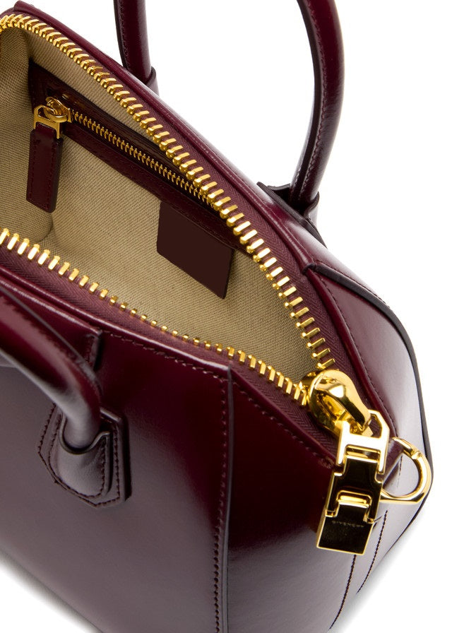 Leatherly Royale Bordeaux Top-Griff Tasche – Luxus Lederhandtasche für Damen